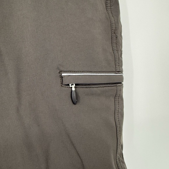 Duluth Trading Co Womens Flexpedition Fleece Lined Pants Size 10x31 Gray Hiking - Picture 2 of 6